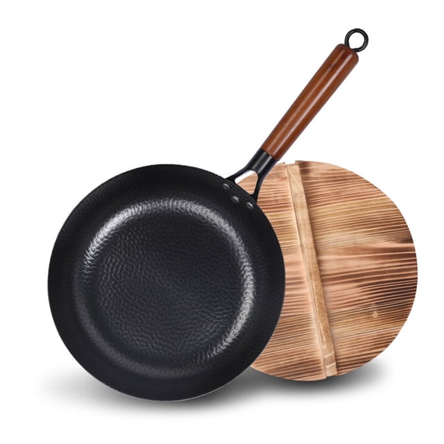 zhangmingg Scale Pattern Nonstick Frying Pan Skillet Sauté Cookware for Kitchen Grilling Indoor Outdoor Use