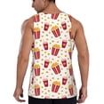 thumbnail image 3 of Easygdp Popcorn Men's Tank Top, Sleeveless Muscle T Shirts, Breathable, Quick-Dry, Loose for Gym, Running, Fitness - 4X-Large, 3 of 9