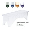 thumbnail image 4 of Caliper Organizer, Limit Comb Organizer Plastic Caliper Comb Organizer Case Limit Comb Storage Case, Hair Clipper Professional Use For Storing Limit Combs 8 Slots,10 Slots, 4 of 8