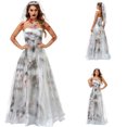 thumbnail image 2 of Ropa de mujer fantasma novia papel de lujo huella de sangre muerte vestido de novia con traje de velo de novia, 2 of 4