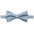 thumbnail image 3 of Jacob Alexander Men's Silk Blend Solid Color Traditional Freestyle Self-Tie Bow Tie - Dusty Blue, 3 of 7