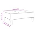 thumbnail image 4 of vidaXL Footstool Ottoman Seating Footrest Home Living Room Furniture Velvet, 4 of 10