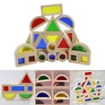 thumbnail image 1 of Bloques de Construcción Sensoriales de Madera CUTICAT Apilar Bloques, 1 of 8