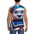 thumbnail image 4 of Ghostbusters Stay Puft Men's Tank Top Lightweight Summer Sleeveless Tee Shirt Muscle Tank Tops Workout T-Shirts Casual Athletic Undershirts, 4 of 7