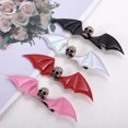 thumbnail image 5 of Unique Bargains 1 Pc Hair Clip Halloween Bat Wing Skull Hair Clips for Women Silver Tone, 5 of 5