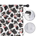 thumbnail image 4 of Blackout Kids Curtains,White Cow Black Spot Pattern Childrens Insulated Curtains Set Of 2,Bedroom Essentials,Toddler Room Decor 52x84in(132x213cm), 4 of 5