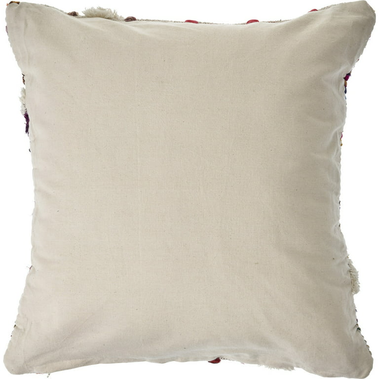 Tania Dot Small Deco Pillow with pleated edge – Les Indiennes