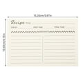 thumbnail image 4 of SHISUYAN 10 Pcs Feuilles de Recettes Ménagères Feuilles de Recettes Pratiques Cartes de Notes Alimentaires Compactes Accessoire de Recette, 4 of 9