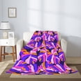 thumbnail image 2 of Sikiie Tropics Leaf Cozy Flannel Fleece Throw Blanket: Lightweight & Thick for All Seasons - Perfect for Women, Men, & Kids"60"x50", 2 of 6