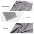 thumbnail image 5 of Mifsaly Linen Pants Men Baggy Wide Leg Summer Casual Pant Button Front Lightweight Breathable Office Work Lounge Trousers with Pockets M, 5 of 9