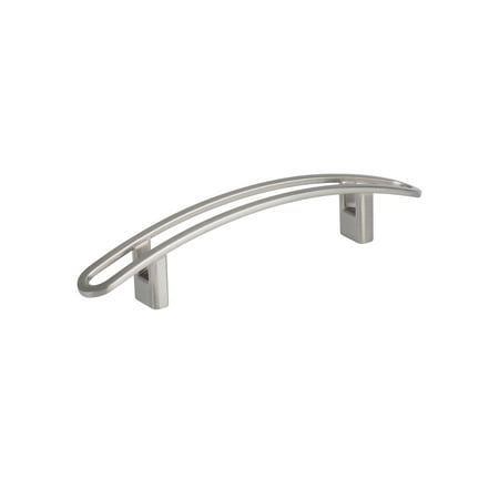 The Haven Collection Aerial Series Pull in Satin Nickel, 96mm,