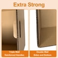 thumbnail image 5 of CH-BOX Kitchen Moving Boxes with Wine Dish Glass Packaging Divider Kits and Cushion Wraps, 4 Pack 17x12x12'', Reinforced Handles, Tape-Free (CK171212), 5 of 6