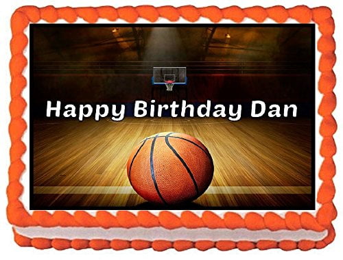 Basketball Candles 6 Pack Sport Cake Cupcake Party Supplies 