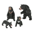 thumbnail image 6 of Bear Model Toys, Black Bear Family Figure 5pcs Plastic Gift Wild Animals Delicate Workmanship For Daily Playing, 6 of 8