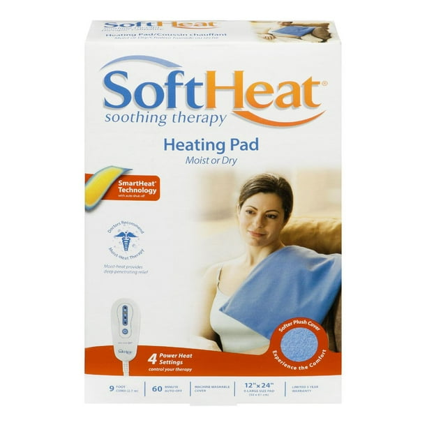 SoftHeat Moist/Dry 12"X24" XLarge Size Pad 4 Power Heat Settings