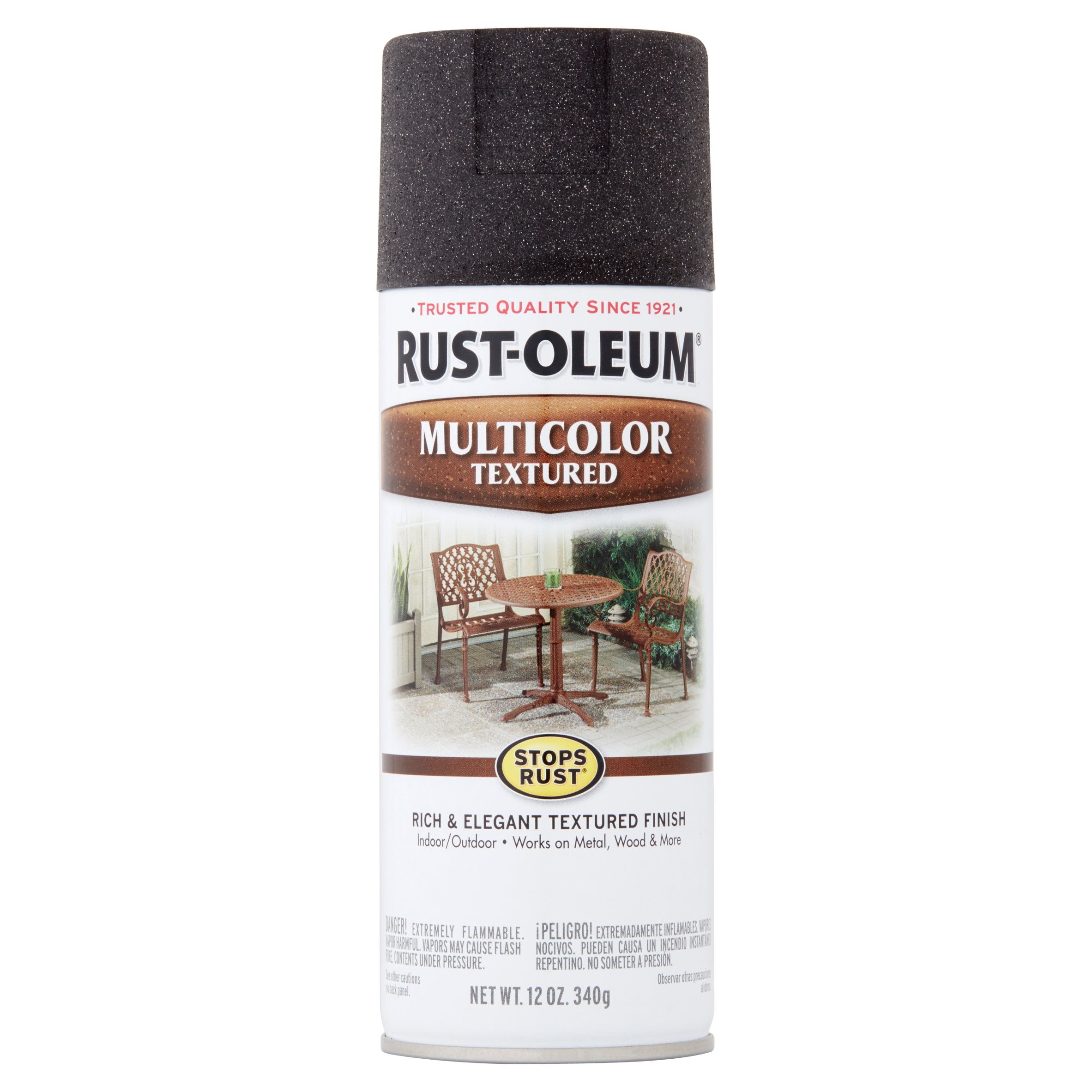 12 Oz Sandstone Textured Stops Rust Spray Paint [Set of 6