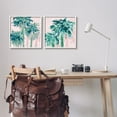 thumbnail image 3 of Stupell Industries Abstract Palms on Pink Botanical & Floral Painting White Framed Art Print Wall Art, 17 x 17, Set of 2, 3 of 10