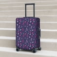 thumbnail image 6 of Fuzoiu Dance Skull Star Print Suitcase Cover,Washable Luggage Covers for Suitcase,Elastic Luggage Protector Cover,Scratch Resistant Travel Suitcase Covers-X-Large, 6 of 7