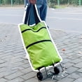 thumbnail image 2 of Paokuoon Chariot de Magasinage Portable Chariot de Magasinage Portable Pliable avec Roues Robuste Réutilisable Polyvalent Pratique à Utiliser pour Magasiner et Voyager, 2 of 7