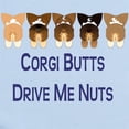 thumbnail image 2 of CafePress - Corgi Butts Drive Me Nuts Infant Creeper Body Suit - Long Sleeve Cotton Baby Bodysuit, 2 of 4