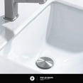 thumbnail image 6 of Fine Fixtures Pop Up Drain With Strainer Basket in Satin Nickel, 6 of 7