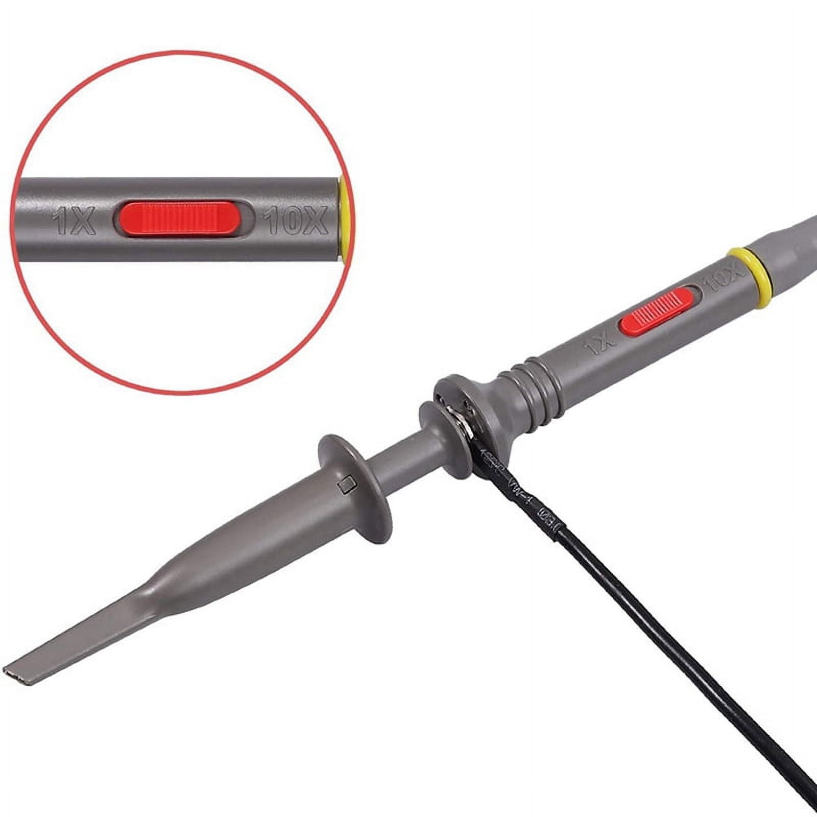 2set P6100 100 MHz Oscilloscope Clip Probes with BNC to Test Lead Kit