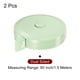 thumbnail image 3 of 2uds Métrica Cinta 1,5M/60 Pulgadas Redondo Retráctil Sastres Métrica Cinta Bolsillo Tamaño para Cuerpo, Tela, Costura y Manualidades Medidas, Verde, 3 of 5