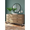 thumbnail image 2 of Signature Design by Ashley Deanlow 6 Drawer Dresser, Honey Brown, 2 of 9