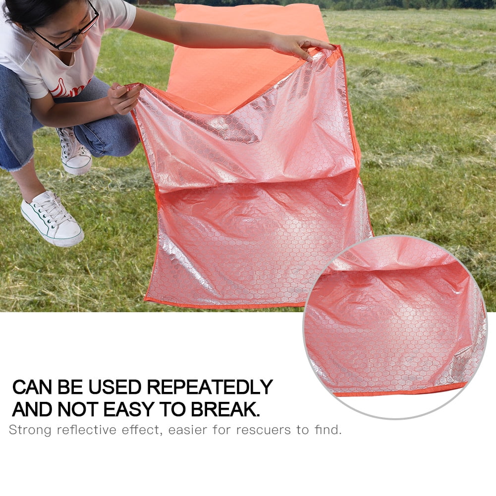 Fyydes Outdoor Portable Mountaineering Camping Warm Envelope Type Single Sleeping Bag Orange, Camping Sleeping Bag,Sleeping Bag
