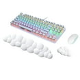 thumbnail image 5 of Cloud Wrist Rest Pad Kit Keyboard Wrist Rest Mouse Wrist Rest Memory Foam Palm Rest for Keyboard Mouse Non-Slip White, 5 of 5