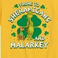 thumbnail image 3 of The Grinch - Prone To Shenanigans Malarkey - Toddler And Youth Short Sleeve Graphic T-Shirt, 3 of 5