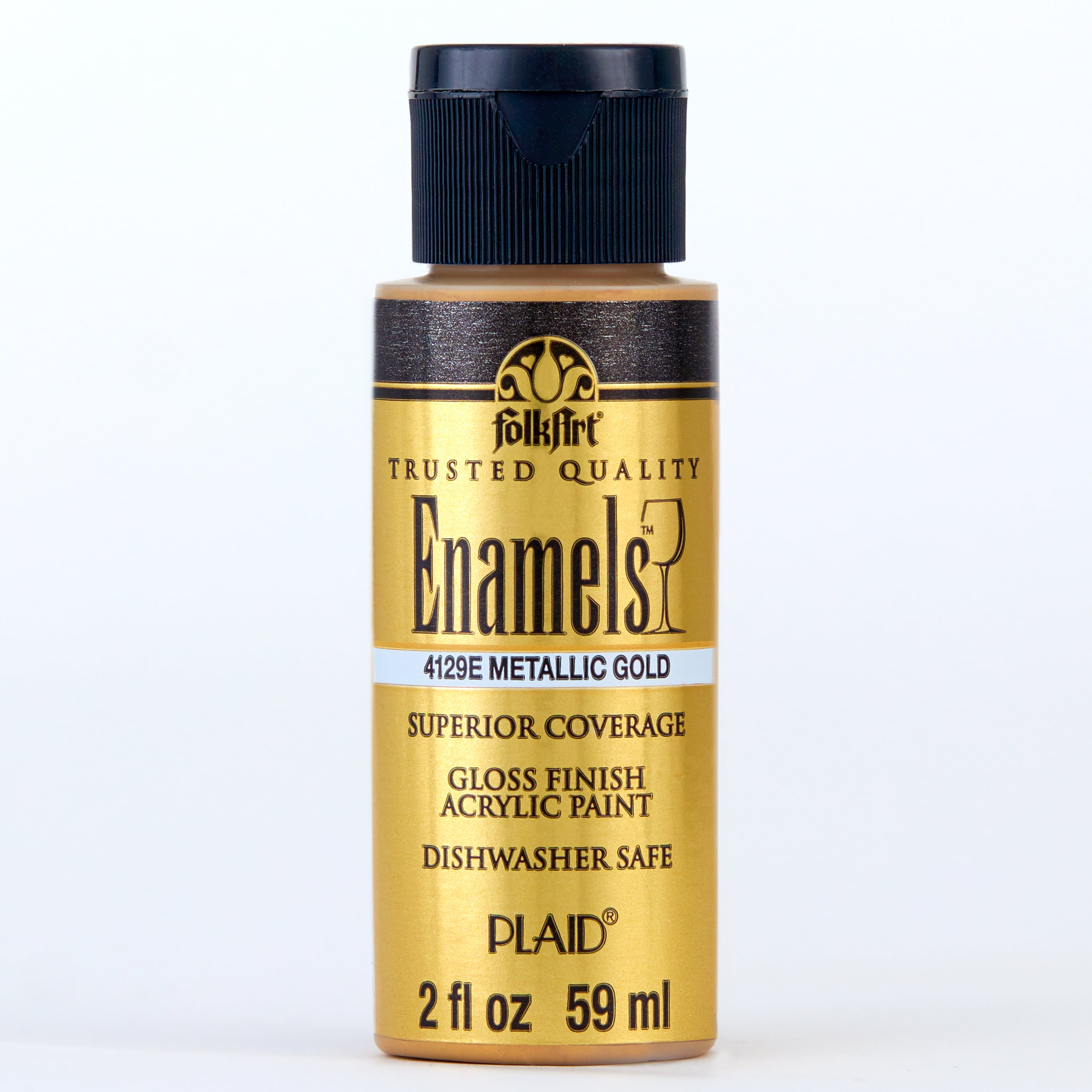 FolkArt 4129E Enamel Acrylic Craft Paint, Gloss Finish