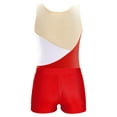 thumbnail image 4 of Sholeno Kids Girls Glittery Sequins Ballet Dance Leotard for Gymnastics Outfits Workout Biketard Red 6, 4 of 7