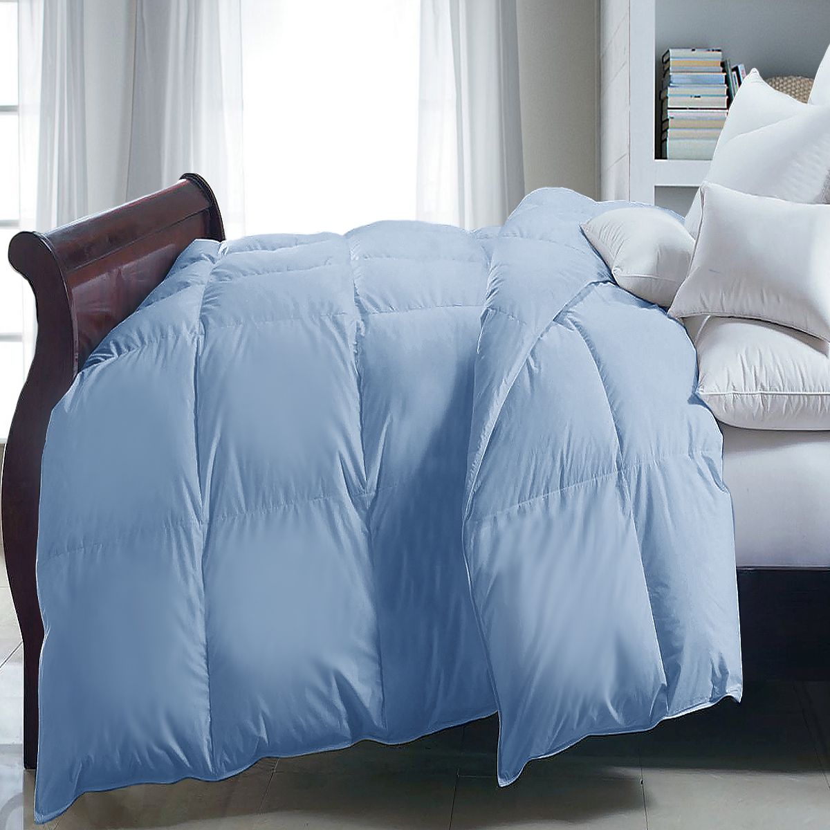 Blue Ridge Microfiber Down Alternative Comforter Light Blue