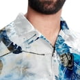 thumbnail image 5 of Ice Hockey Men's Short Sleeve Poplin Shirts with Spread Collar Tops, Casual Printed Button Down Short Summer Beach Shirts for Men and Women, 5 of 6