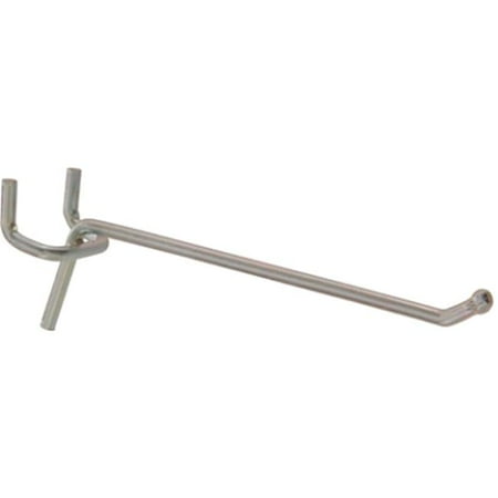 

0.148 x 4 in. Zinc Plated Single Peg Hook
