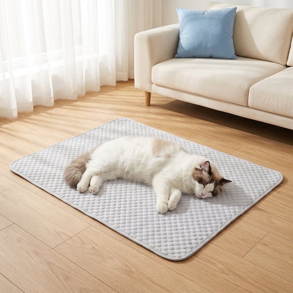 Cooling Mat of Pet,Outdoor Cooling Mat for Cat,Dog Cooling Mat for Indoor,Portable Pets Cooling Mat for Pets Family Use,Ultra Breathable,Durable Machine Washable Cooling Pad