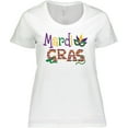 thumbnail image 3 of Inktastic Argyle Mardi Gras Women's Plus Size T-Shirt, 3 of 5