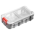 thumbnail image 3 of Caja Aparejos Pesca Gran Capacidad Herramientas Impermeable Con Tapa Transparente (+) Rojo Y Blanco, 3 of 4