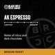 thumbnail image 3 of Black Rifle Coffee Company, AK-47 Espresso,100% Arabica Coffee,Colombian Supremo Roasted Dark, Whole Bean 12 oz Bag, 3 of 5