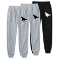 thumbnail image 6 of Akiihool Boys Sweatpants Kids Jogger Sweatpants with Pockets Basic Fleece Pants for Boys(Black,5-6 Years), 6 of 6