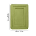 thumbnail image 5 of Bath Mat Non-Slip Absorbent Microfiber Rug with Rubber Backing for Bathroom Shower Kitchen(Green), 5 of 6