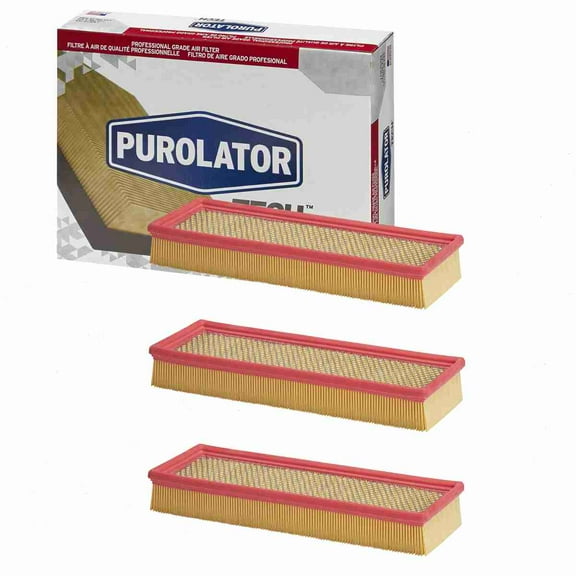 3 pc Purolator TECH TA34838 Air Filters for 26799 33-2058 46298 46799 5098424AA 53032068AA 53040025 61946799 6298 6799 7620 88298 88799 94298 A1514C A34838 A4838 A505 A7987 AE7620 AF1142 AF1290