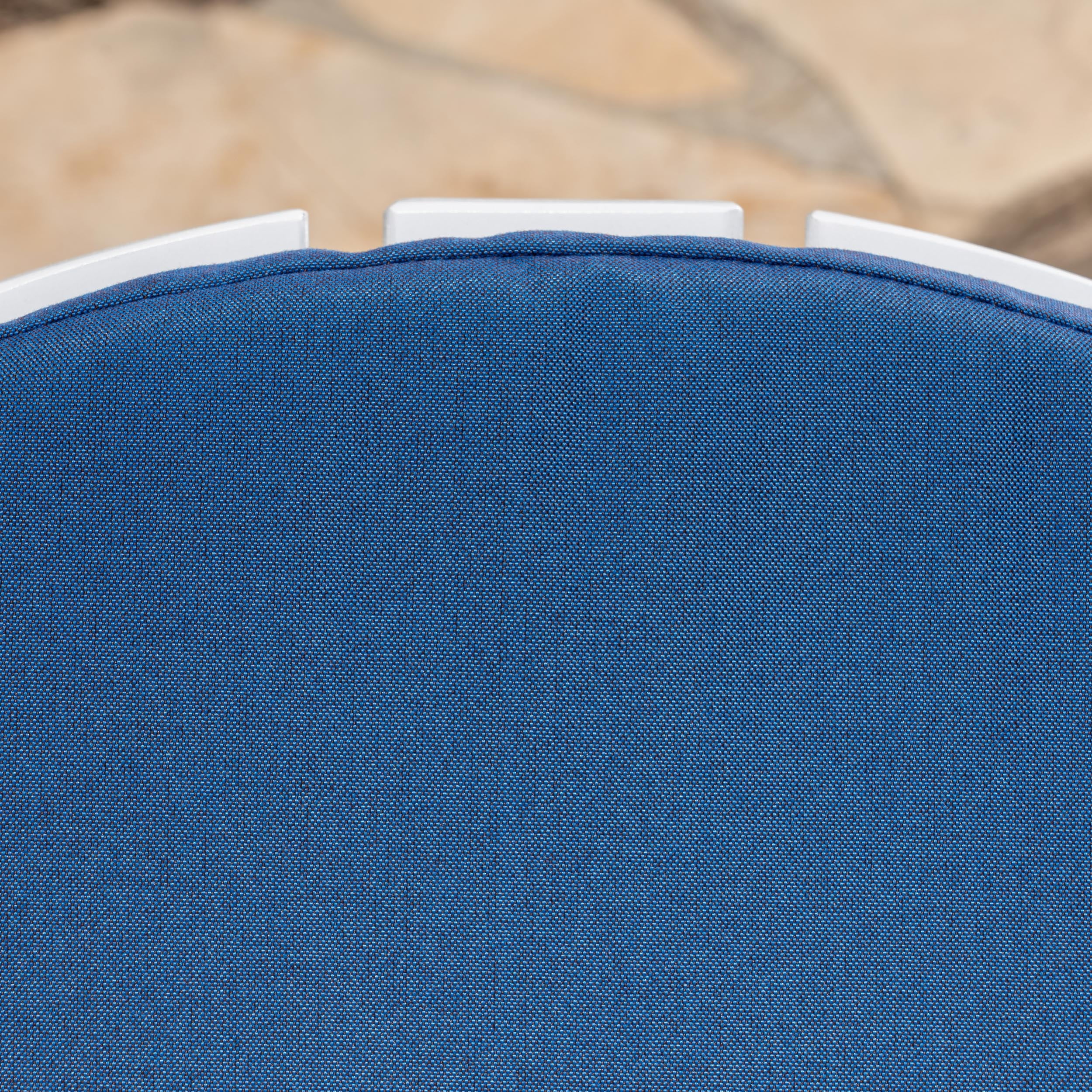 GDF Studio Cartagena Outdoor Water Resistant Fabric Adirondack Chair Cushion, Navy Blue