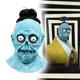 thumbnail image 2 of Máscara de payaso de cabeza completa Bob Calavera BeetleJuices Latex Azul Cosplay Halloween, 2 of 4