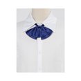 thumbnail image 5 of CORBATA DE MOÑO PREATADA PARA MUJERES INSPIRADA CHIC CON CORREA AJUSTABLE, ACCESORIO DE CUELLO, AZUL MARINO, TALLA ÚNICA, 5 of 5