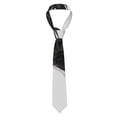 thumbnail image 1 of Fotbe Black And White Boston Terrier Corbata Clásica para Hombre con Estampado – Corbata de Seda Jacquard Tejida, para Negocios, Bodas y Eventos Formales, 1 of 7
