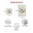 thumbnail image 7 of Spring Easter Kitchen Dish Towels for Drying Dishes Set of 2, Cute Rabbits Eggs Bow Daisy Tulips Plants Beige Waffle Weave Microfiber Hand Tea Bathroom Towels Quick Dry & Absorbent Towel 15.7x23.6, 7 of 7