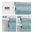 thumbnail image 4 of Deconovo French Door Curtains, Room Darkening & Thermal Insulated, 25x40 in, Sky Blue, 1 Panel, 4 of 6