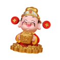 thumbnail image 1 of Estatua de resina china de la riqueza, dios de la fortuna, figurita de lujo para decoración del hogar. Estilo B, 1 of 9